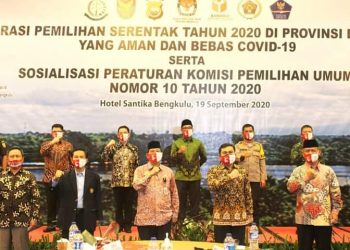 Deklarasi Pemilihan Serentak Tahun 2020 Yang Aman Dan Bebas Covid-19 Pemprov Bengkulu