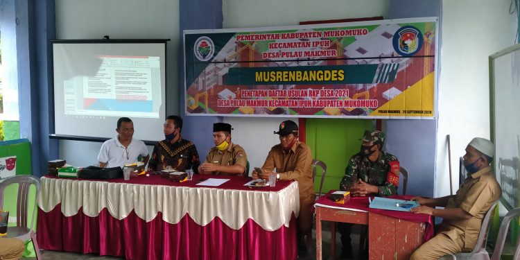 Musrenbangdes ” Pulau Makmur Giatkan Pembangunan Desa