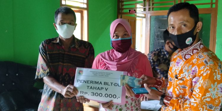Desa Talang Baru Cairkan BLT-DD Bulan Ke 2 Tahap 5