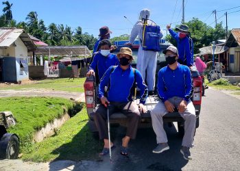 Relawan Covid-19 Desa Pasar Baru Gerak Cepat Antipasi Penyebaran Covid-19