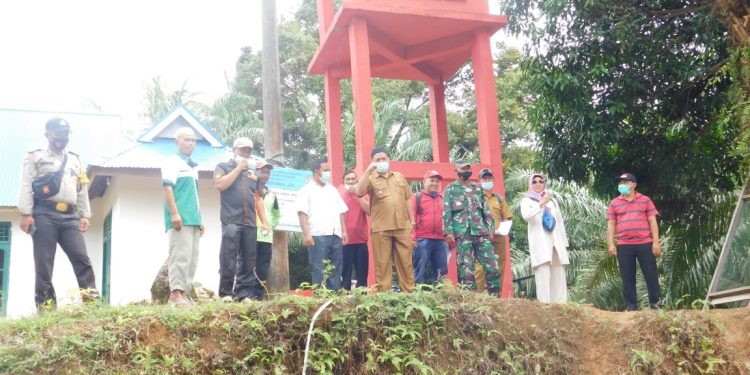 Monev Pembangunan Sumur Bor Desa Manunggal Jaya Berjalan Lancar