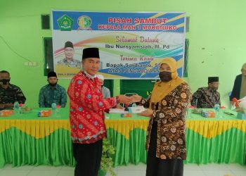 MAN 1 Mukomuko”Pisah Sambut Kepala Madrasah Membawa Kesan dan Saran