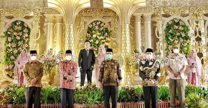 Gubernur Bengkulu Rohidin Mersyah | Simulasi Pelaksanaan Resepsi Pernikahan New Normal