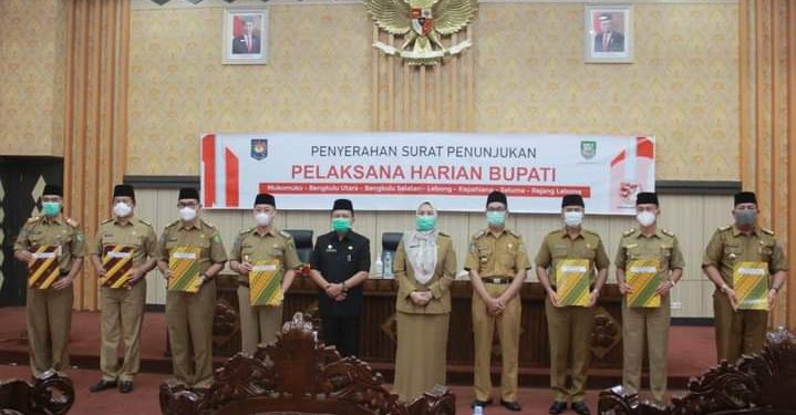 Pemprov Bengkulu | Tujuh Sekretaris Daerah Kabupaten Resmi Menjadi Plh Bupati