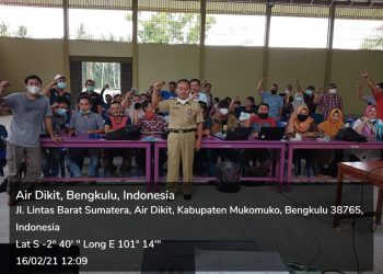 Kadis PMD Kabupaten Mukomuko Hadiri Rakor Bulanan TPP P3MD Kabupaten