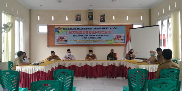 Kecamatan Ipuh Gelar Rapat Persiapan Hut Kabupaten Mukomuko Ke-18