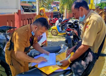 Kecamatan Ipuh” Pengecekan kendaraan Dinas milik Pemerintah Daerah Kabupaten Mukomuko dilaksanakan