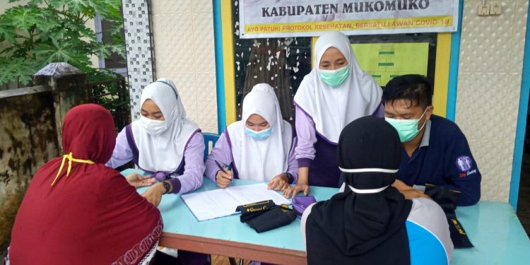 Pemdes Pasar Baru ” Laksanakan Program Kesehatan Masyarakat Bersama PPKBD ,Posyandu dan UPTD Puskesmas Ipuh