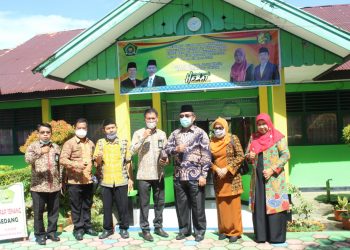 Penmad Kanwil Kemenag Provinsi Bengkulu Monitoring Langsung Ujian Madrasah MAN 1 Mukomuko TP 2020-2021