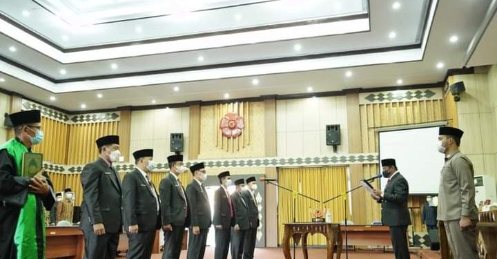 Wagub Rosjonsyah Lantik Tujuh Pejabat Tinggi Pratama Pemprov Bengkulu