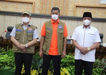 Gubernur Rohidin Mersyah | Rapat Penanganan Covid -19 dan Mitigasi Bencana Bersama Kepala BNPB RI