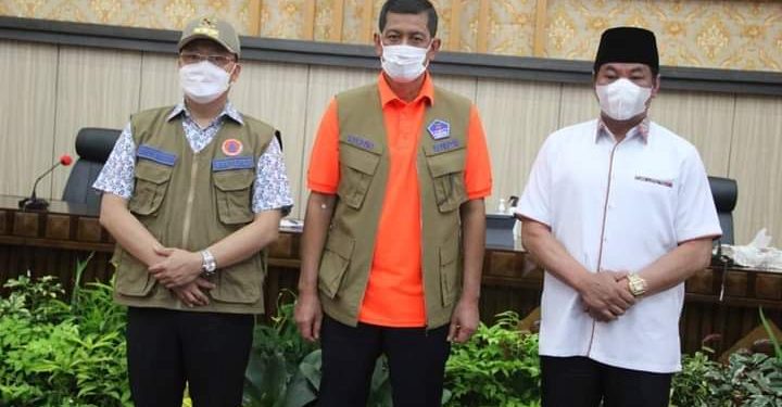 Gubernur Rohidin Mersyah | Rapat Penanganan Covid -19 dan Mitigasi Bencana Bersama Kepala BNPB RI