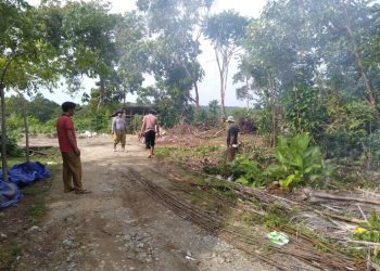 Pemdes  Mundam Marap Gotong Royong Jelang Pemilihan Anggota BPD