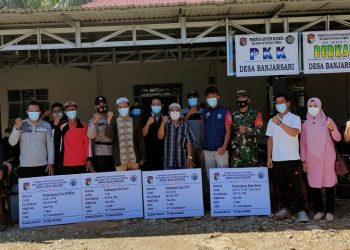 Desa Banjar Sari Gelar Titik Nol Kegiatan Pembangunan Tahun 2021