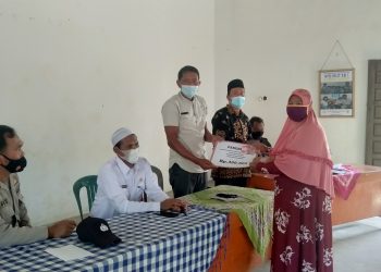 Pemdes Padang Gading Gelar Penyaluran BLT-DD Tahap I Tahun Anggaran 2021