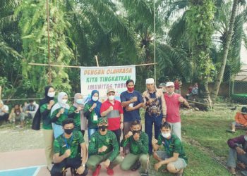 Bupati Mukomuko Hadiri Turnamen Volly Ball Garda 02 Cup I Tahun 2021 Koramil 428-02/Ipuh