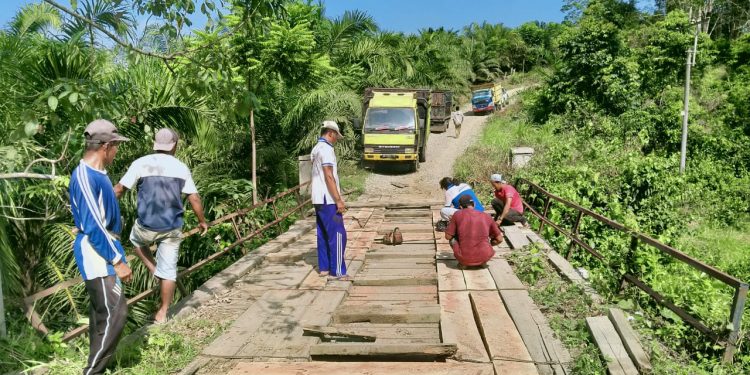 Pemdes Tanjung Jaya Bantah Terkait Isu Pemerintah Acuh Terhadap Perbaikan Jembatan