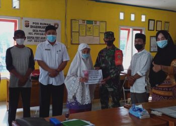 Desa Pasar Ipuh Salurkan  BLT-DD Tahap 1 Bulan Ke 2 Tahun 2021