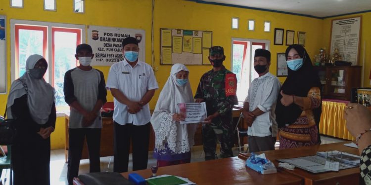 Desa Pasar Ipuh Salurkan  BLT-DD Tahap 1 Bulan Ke 2 Tahun 2021