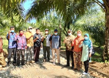 TPK Desa Talang Gading Serahkan kegiatan Pembangunan dari Dana Desa Tahun Anggaran 2021