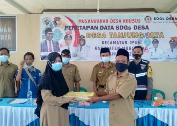 Tuntaskan Pendataan SDGs, Pemdes Tanjung Jaya Gelar Musdessus