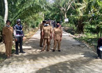 Tuntaskan Pembangunan DD Tahap I, Pemdes Tanjung Jaya Gelar Monev