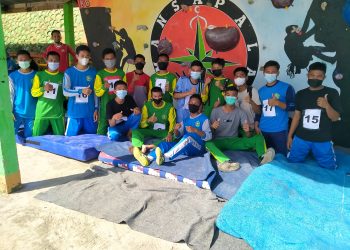 Gali Potensi Siswa Dalam Olahraga Panjat Tebing, MAN 1 Mukomuko Gelar Fun Climbing Bouldering