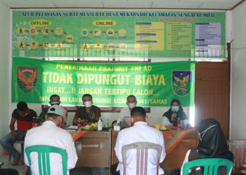 Penyaluran DD Tahap I Tuntas, Pemdes Mekarsari Gelar Monev