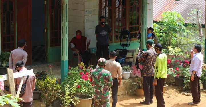 Puluhan Warga Terpapar Covid-19 Pemdes Gajah Makmur Beri Bantuan