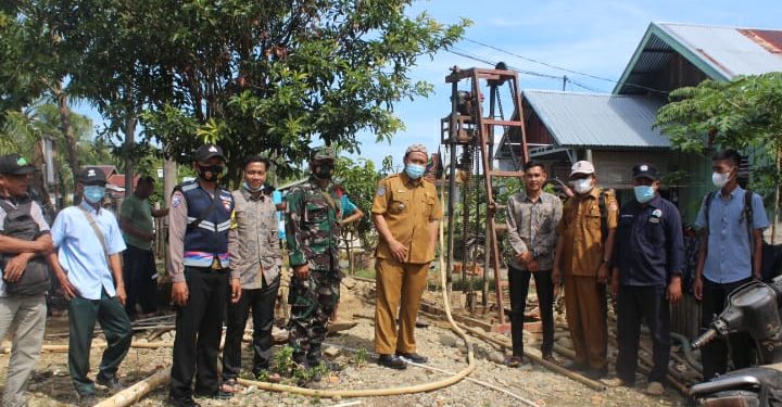 Monev Desa Sibak, Pemdes Kejar Paket Pekerjaan Sumur Bor Tuntas