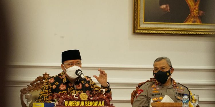 Tekan Laju Covid -19, Gubernur Rohidin Bahas Strategi Bersama FORKOPIMDA