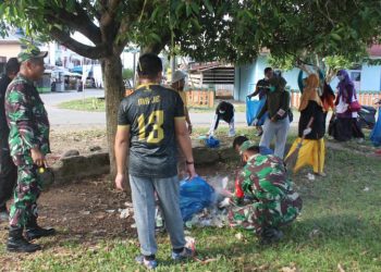 Gerakan Jumat Bersih dan Steril Covid-19 Berlanjut di Kecamatan Ipuh