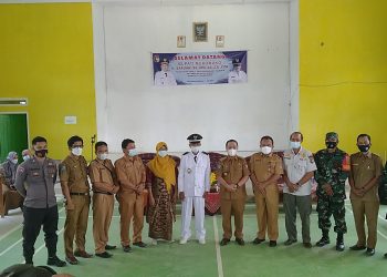 Sapuan Lantik PAW Kades Semambang Makmur