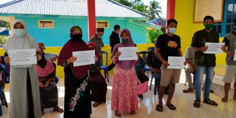 Desa Talang Gading Salurkan BLT DD  Tahap II Tahun 2021