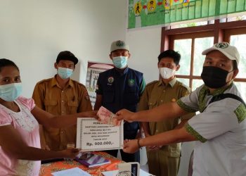 Penyaluran BLT DD Tahap II Bulan Juni, Juli, Agustus 2021 Desa Mekar Sari Berjalan Lancar