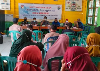 Desa Sidodadi Kecamatan Sungai Rumbai Gelar Musdes Perencanaan Penyusunan RKPDes TA.2022