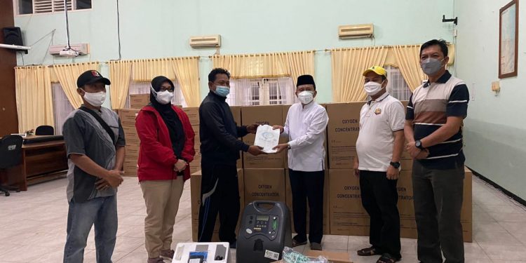 Oksigen Konsentrator dari Kemenkes RI Sangat Membantu untuk Penanganan COVID-19 di Bengkulu