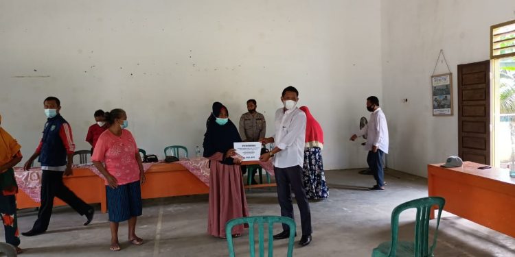 Desa Padang Gading, Penyaluran BLT-DD Bulan Juni , Juli dan Agustus 2021 Tuntas