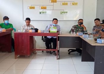 Pemdes Semambang Makmur gelar Monev 2 Item Pembangunan