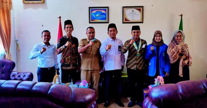Perkuat Silahturahmi Ka Kanmenag Mukomuko Terima Kunjungan PKC PMII Provinsi Bengkulu