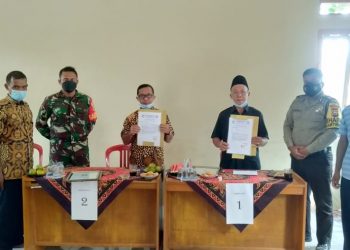Penetapan Nomor Urut Calon Kades Bukit Harapan Digelar