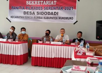 Pengundian Nomor Urut Calon Kades Sidodadi Dilaksanakan Panitia Pilkades