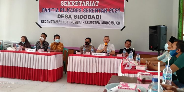 Pengundian Nomor Urut Calon Kades Sidodadi Dilaksanakan Panitia Pilkades