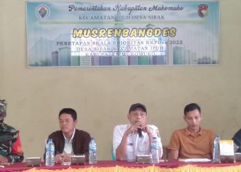 Pemdes Sibak Gelar Musrenbangdes Penetapan Skala Prioritas RKPDes Tahun Anggaran 2022