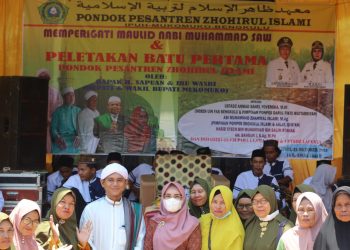 Wakil Bupati Hadiri Peletakan Batu Pertama Pembangunan Pondok Pesantren Zhohirul Islami