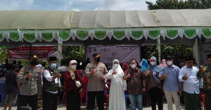 Bupati Mukomuko Tinjau Pelaksanaan Vaksinasi Oleh LazisNu Mukomuko