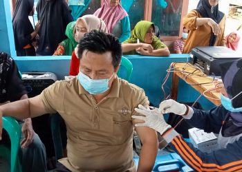 61% Masyarakat Desa Talang Baru Sudah Divaksin