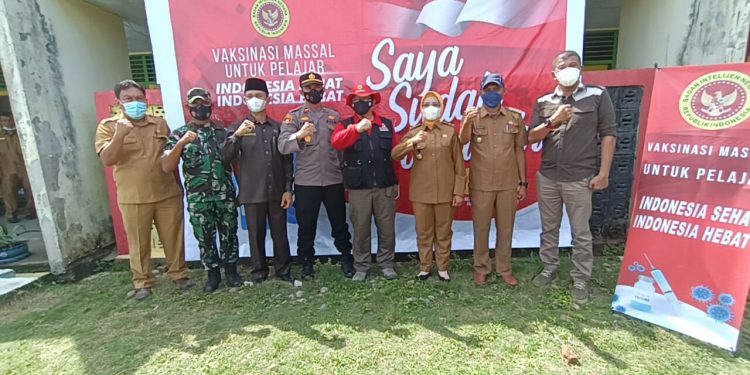 Kejar Target Herd Immunity, BIN dan Pemkab Mukomuko Gelar Vaksinasi Massal Warga dan Pelajar