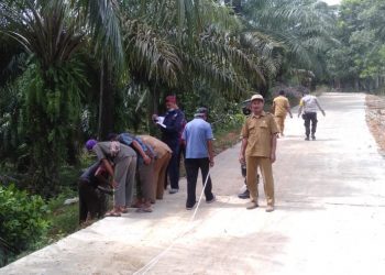 Pemdes Manunggal Jaya, Jalan Desa Sepanjang 150 Meter Tuntas di Rabat Beton