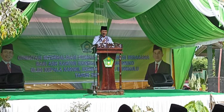 Kuker Kakanwil Kemenag Provinsi Bengkulu, Internalisasi Penguatan Moderasi Beragama di Lingkungan Kementerian Agama Kabupaten Mukomuko
